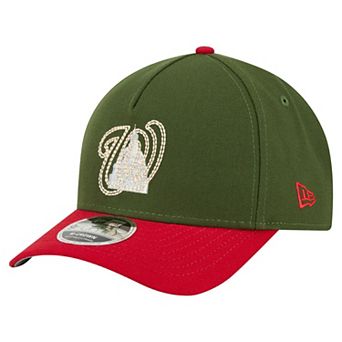 Men's New Era Dark Green Washington Nationals City Feature 9FORTY A-Frame Adjustable Hat