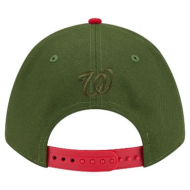 Men's New Era Dark Green Washington Nationals City Feature 9FORTY A-Frame Adjustable Hat