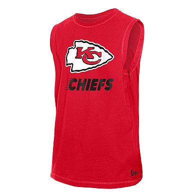 Men's New Era Red Kansas City Chiefs Leisure Collection Tank Top