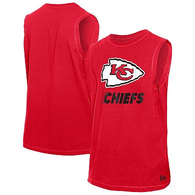 Men's New Era Red Kansas City Chiefs Leisure Collection Tank Top