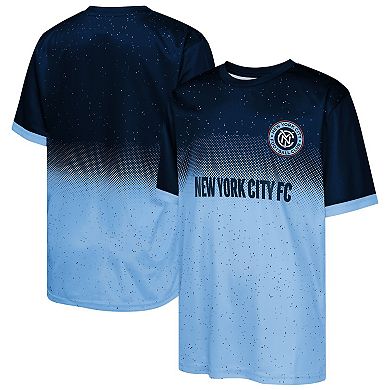 Youth Navy/Light Blue New York City FC Stalwart Defender T-Shirt