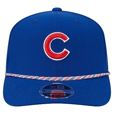 Men's New Era Royal Chicago Cubs Multi-Rope 9SEVENTY Stretch-Snap Hat
