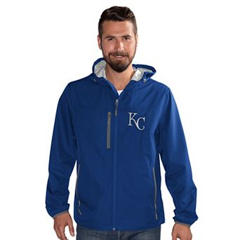 Men's G-III Sports by Carl Banks Royal Kansas City Royals Double Play Hooded Lightweight Full-Zip Jacket