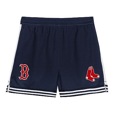 Toddler Red/Navy Boston Red Sox Pinch Hitter Infielder T-Shirt and Shorts Set