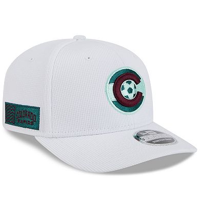 Men's New Era White Colorado Rapids 2025 Jersey Hook 9SEVENTY Stretch-Snap Hat