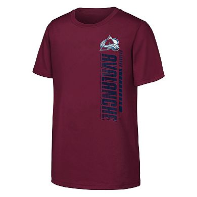Youth Burgundy Colorado Avalanche Atmosphere T-Shirt