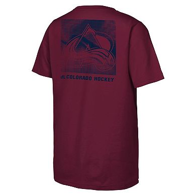 Youth Burgundy Colorado Avalanche Atmosphere T-Shirt