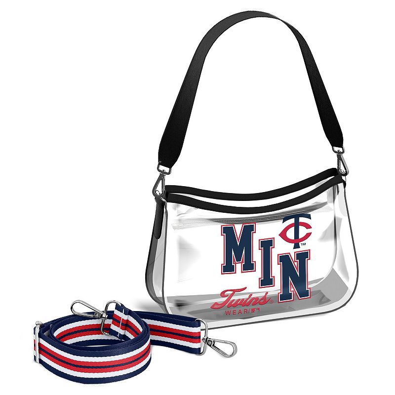 WEAR by Erin Andrews Minnesota Twins Clear Stadium Mini Purse, Team