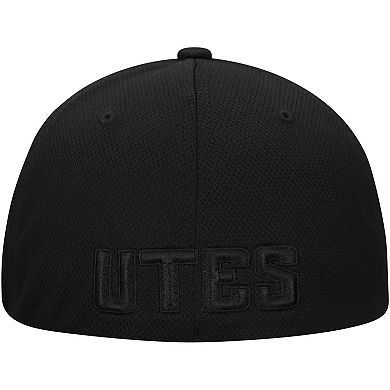Men's Top of the World Black Utah Utes Reflex Hat