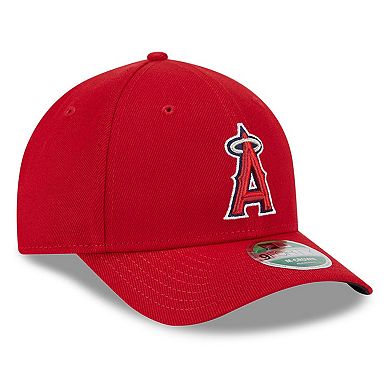 Men's New Era Red Los Angeles Angels Player Replica 9FORTY Adjustable Hat