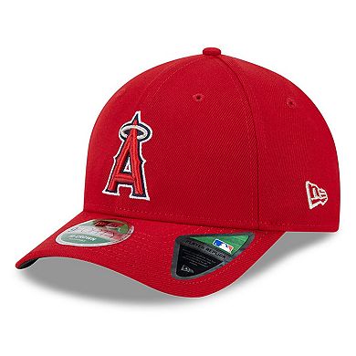 Men's New Era Red Los Angeles Angels Player Replica 9FORTY Adjustable Hat