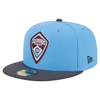 Men's New Era Light Blue Colorado Rapids 2025 Kickoff 59FIFTY Fitted Hat