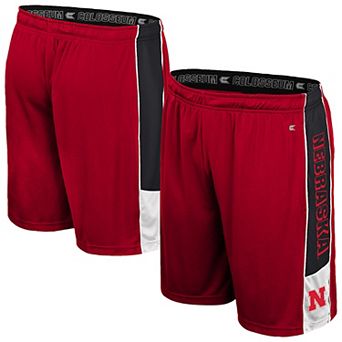 Men's Colosseum Scarlet Nebraska Huskers Quantum Shorts