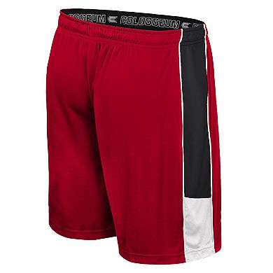 Men's Colosseum Scarlet Nebraska Huskers Quantum Shorts