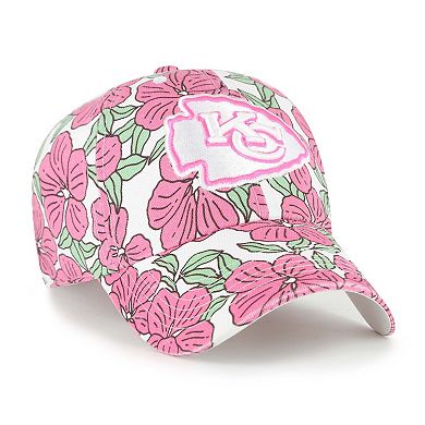 Women's '47 White Kansas City Chiefs Florentina Clean Up Adjustable Hat