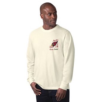Men's Margaritaville Cream Arizona Cardinals It's Five O'Clock Somewhere Long Sleeve T-Shirt