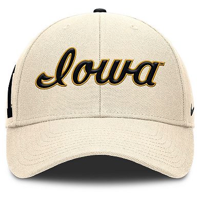 Men's Nike Natural Iowa Hawkeyes Primetime Rise Adjustable Hat