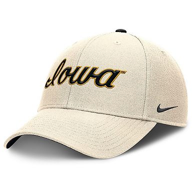 Men's Nike Natural Iowa Hawkeyes Primetime Rise Adjustable Hat