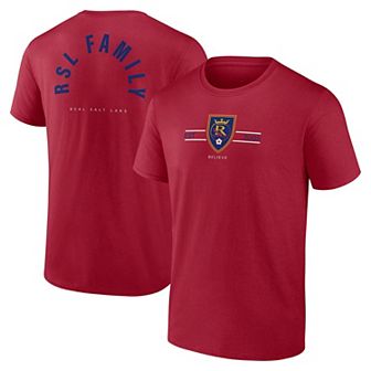 Men's Fanatics Red Real Salt Lake Curl Shot T-Shirt
