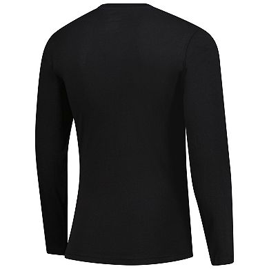 Men's Fanatics Black Milwaukee Bucks Long Sleeve T-Shirt