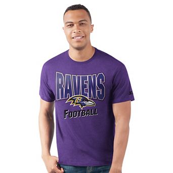 Men's Starter Purple Baltimore Ravens Prime Time T-Shirt