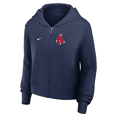 Women's Nike Navy Boston Red Sox Lightweight Full-Zip Hoodie