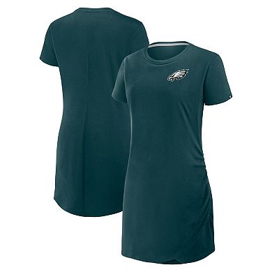 Women's Fanatics Midnight Green Philadelphia Eagles Relaxed Fit Drape Dress