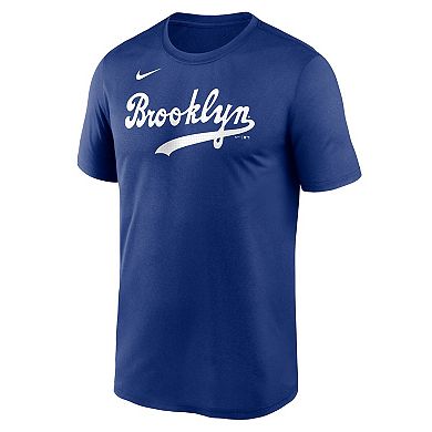 Men's Nike Jackie Robinson Royal Brooklyn Dodgers Legend Name and Number Home T-Shirt