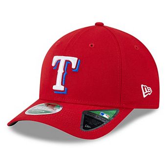 Men's New Era Red Texas Rangers Player Replica 9FORTY Adjustable Hat