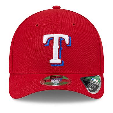 Men's New Era Red Texas Rangers Player Replica 9FORTY Adjustable Hat
