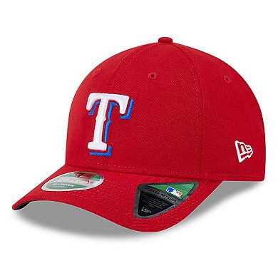 Men's New Era Red Texas Rangers Player Replica 9FORTY Adjustable Hat