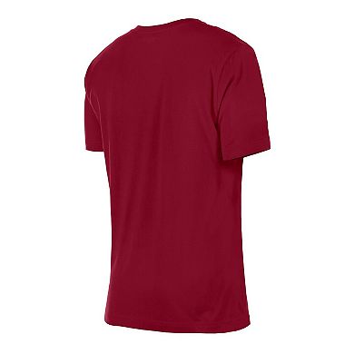 Women's New Era Red Colorado Avalanche Glam Game Floral T-Shirt