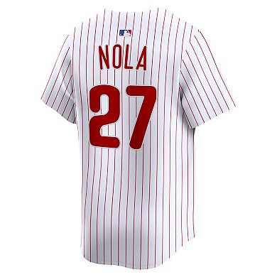 Men's Nike Aaron Nola White Philadelphia Phillies Home Limited Player Jersey