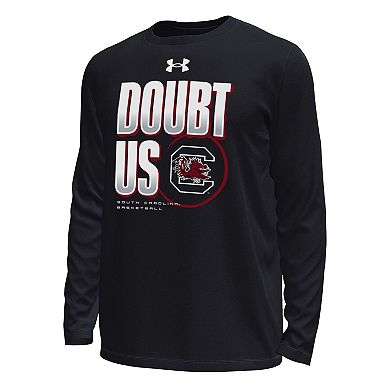Men's Under Armour Black South Carolina Gamecocks March Madness Unity Long Sleeve T-Shirt