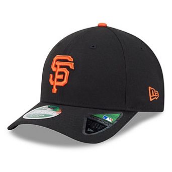 Men's New Era Black San Francisco Giants Player Replica 9FORTY Adjustable Hat