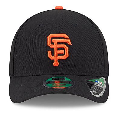 Men's New Era Black San Francisco Giants Player Replica 9FORTY Adjustable Hat