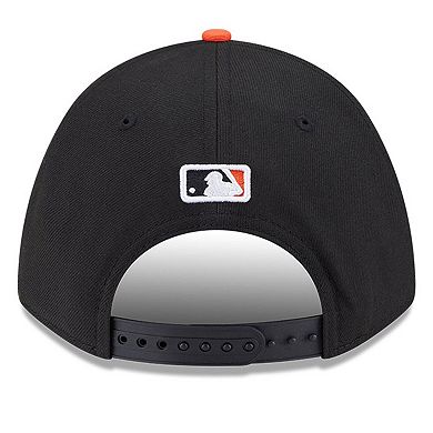 Men's New Era Black San Francisco Giants Player Replica 9FORTY Adjustable Hat
