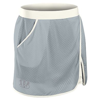 Women's Fanatics Gray Cincinnati Bengals Studio Wellness Skort