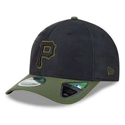 Men's New Era Black Pittsburgh Pirates Player Replica 9FORTY