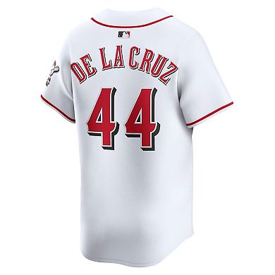 Men's Nike Elly De La Cruz White Cincinnati Reds Home Limited Player Jersey
