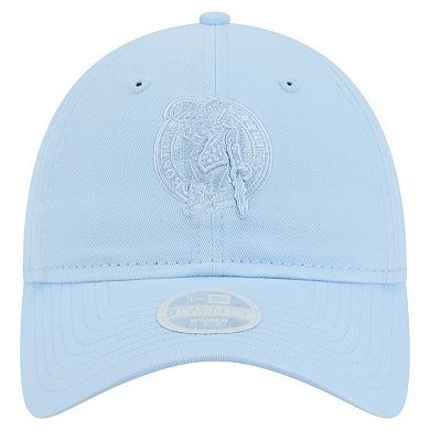 Women's New Era Light Blue Boston Celtics Colorpack 9TWENTY Adjustable Hat