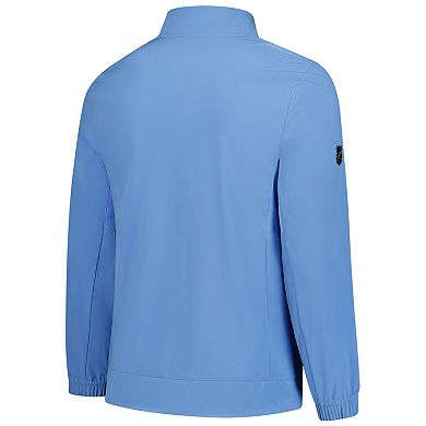 Men's Fanatics Light Blue Winnipeg Jets Anniversary Full-Zip Coaches Jacket