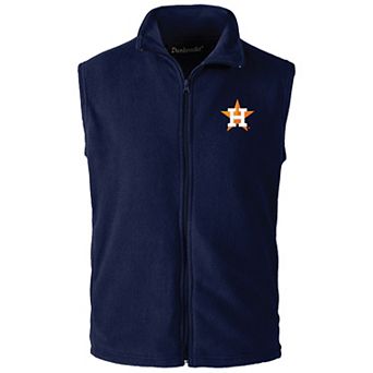 Men's Dunbrooke Navy Houston Astros Full-Zip Vest