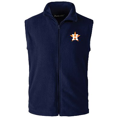 Men's Dunbrooke Navy Houston Astros Full-Zip Vest