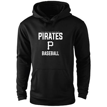 Men's Dunbrooke Black Pittsburgh Pirates Champion Pullover Hoodie