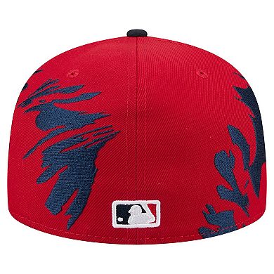 Men's New Era Red/Navy St. Louis Cardinals Retro Pattern 59FIFTY Fitted Hat