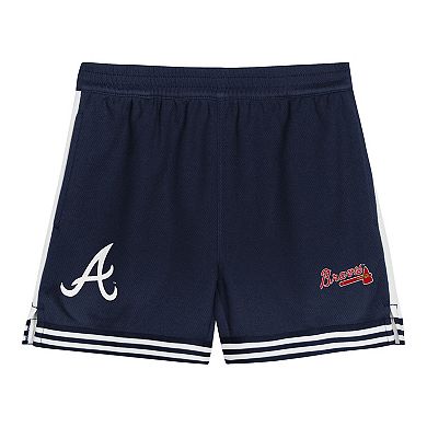 Toddler Red/Black Atlanta Braves Pinch Hitter Infielder T-Shirt & Shorts Set