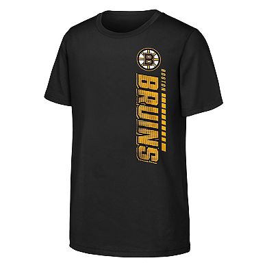 Youth Black Boston Bruins Atmosphere T-Shirt