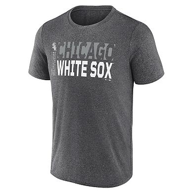 Men's Fanatics Heather Charcoal Chicago White Sox Fundamentals Shoot For The Sky T-Shirt