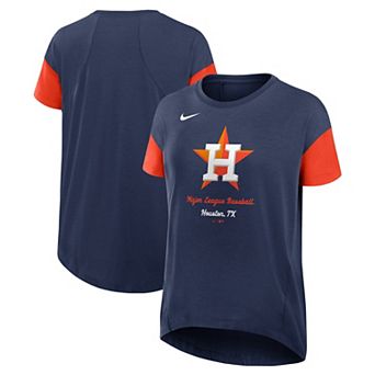 Women's Nike Navy Houston Astros Flowy Fashion T-Shirt